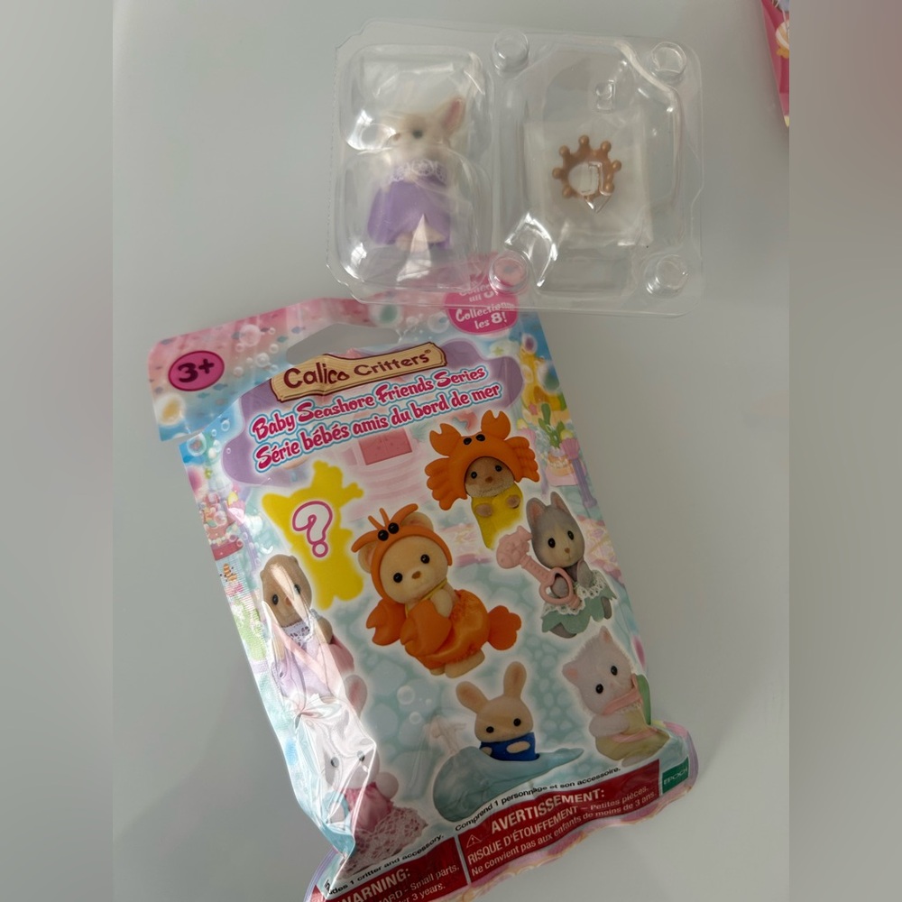 Calico Critters secret Baby Seashore Friends Bling Bag